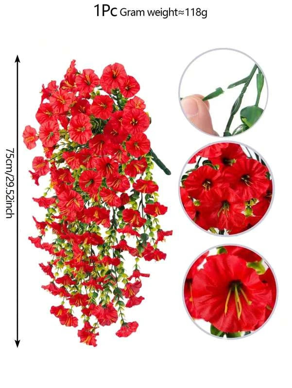 2pcs Artificial Hanging Flowers