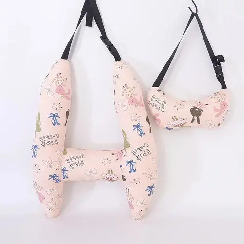1 Set Cute Kid and Adult Car Sleeping Neck Head Support H-Shape Travel