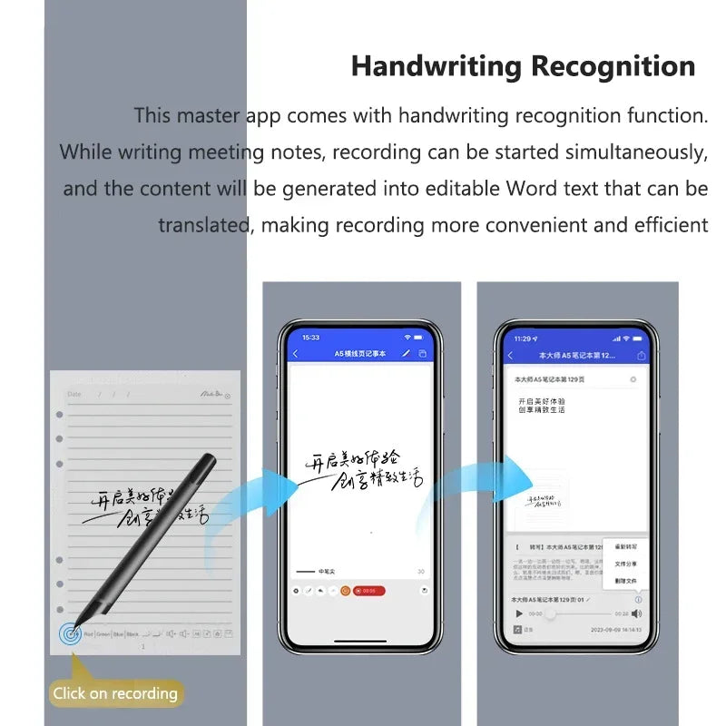 SyncNote™ – Smart Pen & Digital Notebook Set
