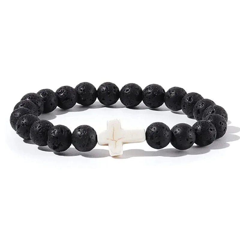 Men's Prayer Onyx Meditation Beads Bracelets Stone's Store