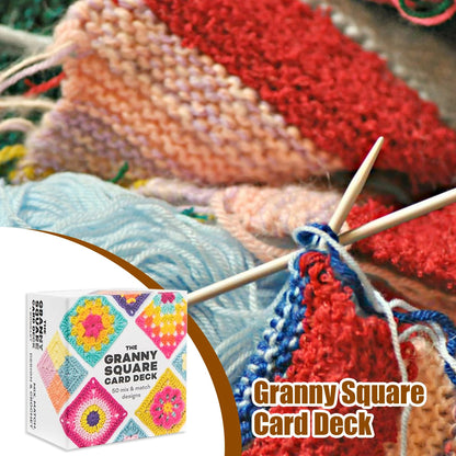 The Ultimate Granny Square Card Deck: Mix, Match & Master 50 Timeless Patterns Ruguoyoulaisheng Store
