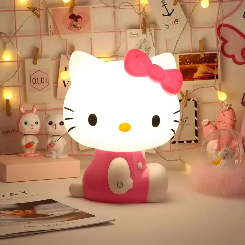 Kitty Kawaii Bow Bow LED Night Lamp Bevi - Fun Store