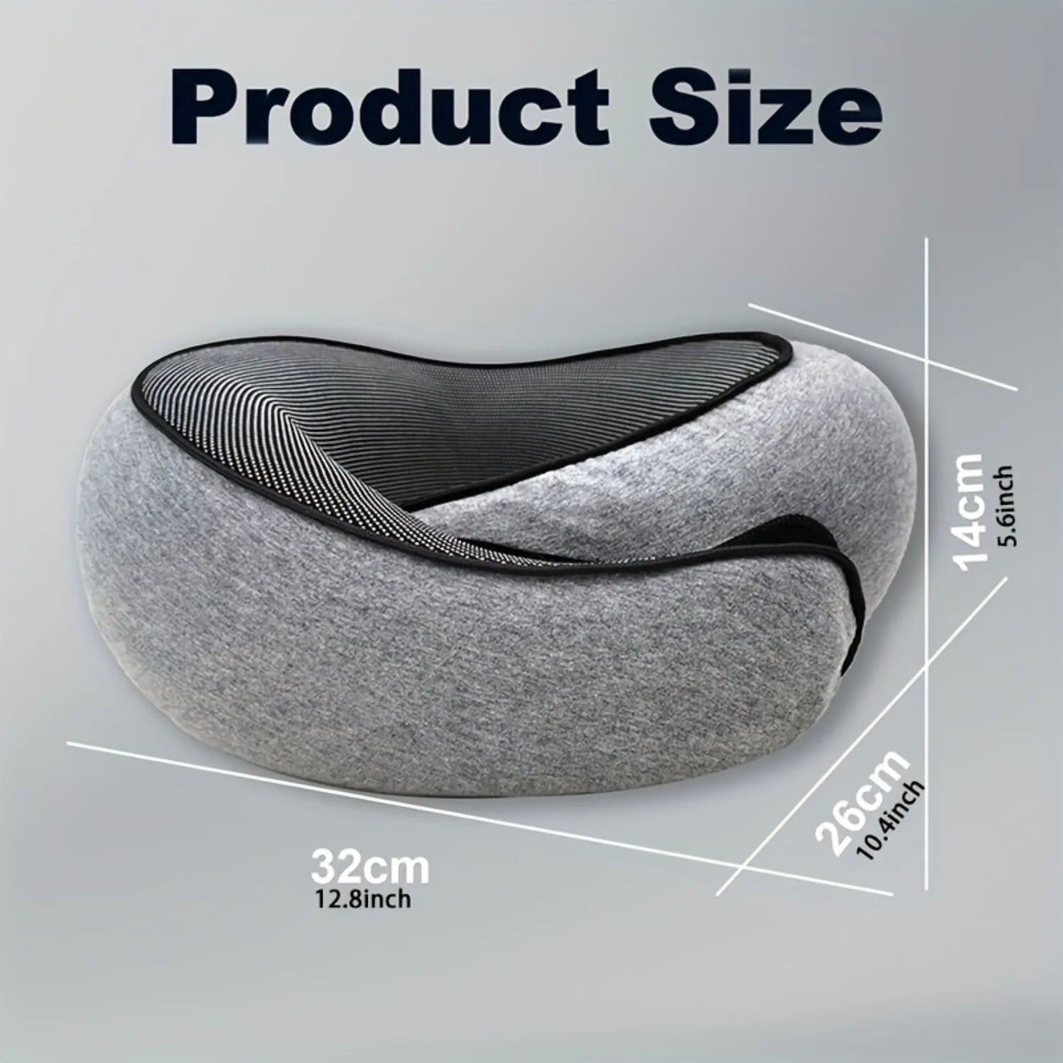 Wander Plus Memory Foam Travel Pillow - Hypoallergenic Portable Neck AliExpress