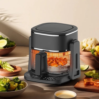 Oem Wholesale Home Transparent air Grill Fryer 3 in 1 Electric Hot Digital air Fryer
