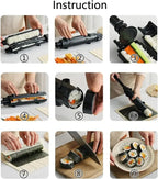 Sushi Bazooka with Sushi Bamboo Rolling Mat, Beginner Sushi Making Kit AliExpress