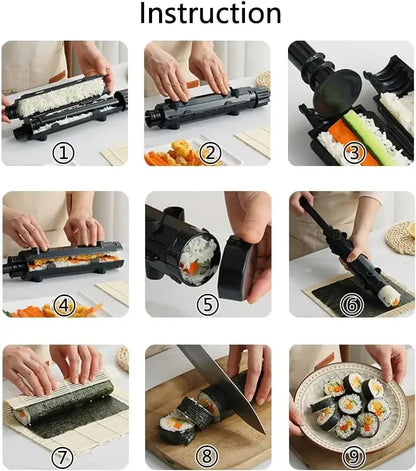 Sushi Bazooka with Sushi Bamboo Rolling Mat, Beginner Sushi Making Kit AliExpress