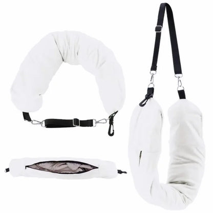 PackPillow™ Travel Neck Pillow ✈️ — Fill with Clothes, Save Space
