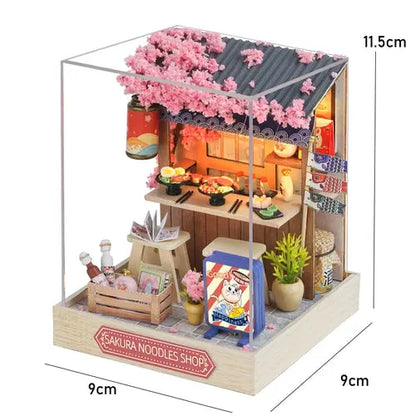 Mini Doll House Kit DIY Flower House Handmade 3D Puzzle Assembly AliExpress