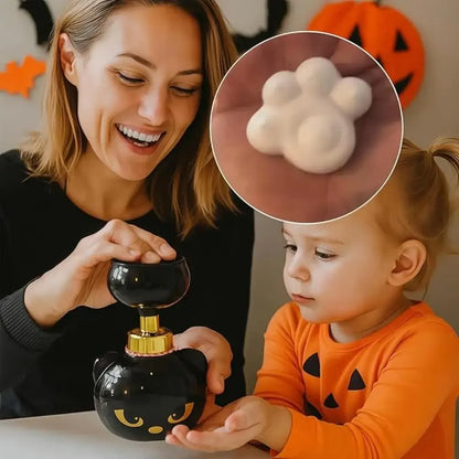 Cute Cat Paw Foam Soap Dispenser, 2026 Black Kitty Foaming Pump Bottle Creates Paw-Shaped Foam, Spooky Cute Hand Soap Pump