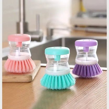 Kitchen Wash Pot Dish Brush Washing Utensils with Washing Up Liquid