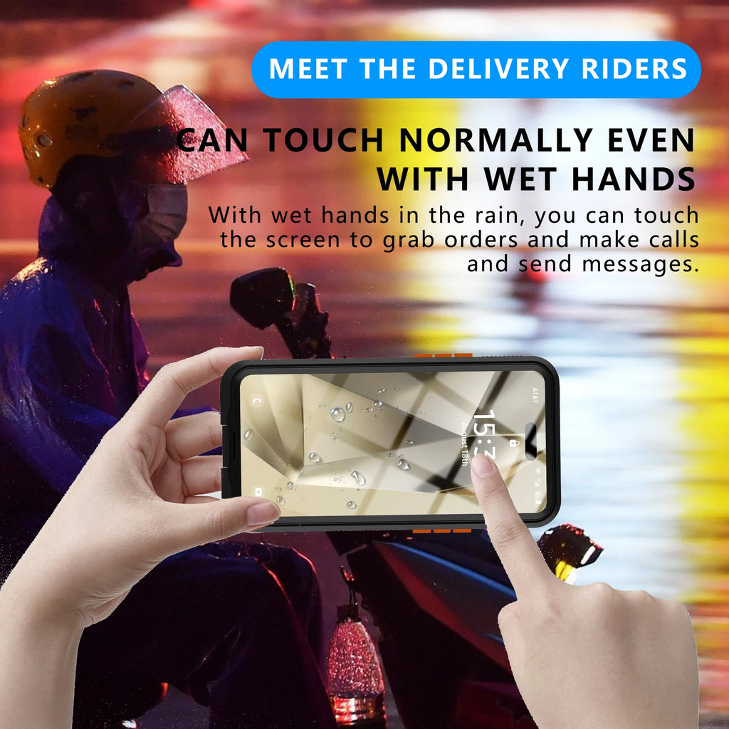 Outdoor Swimming Underwater Photography Universal Dropproof and Dustproof IP68 Waterproof Phone Case for iPhone16/15Pro/14/13/12