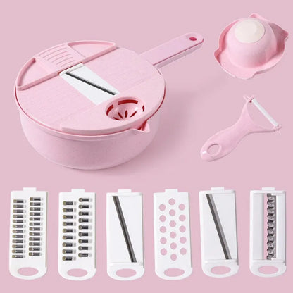 1pc Green/Blue/Pink Manually Cut Shred Grater Salad Vegetable Chopper Carrots Potatoes For Kitchen Convenience Vegetable Tools Shop1103816097 Store