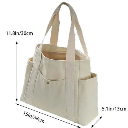Canvas Tote Bag Large Capacity Unisex for Work & Leisure Stone's Store