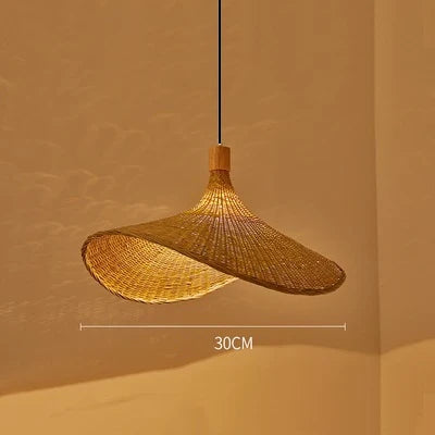 Bamboo Dome Pendant Lamp LSZM Lighing Store