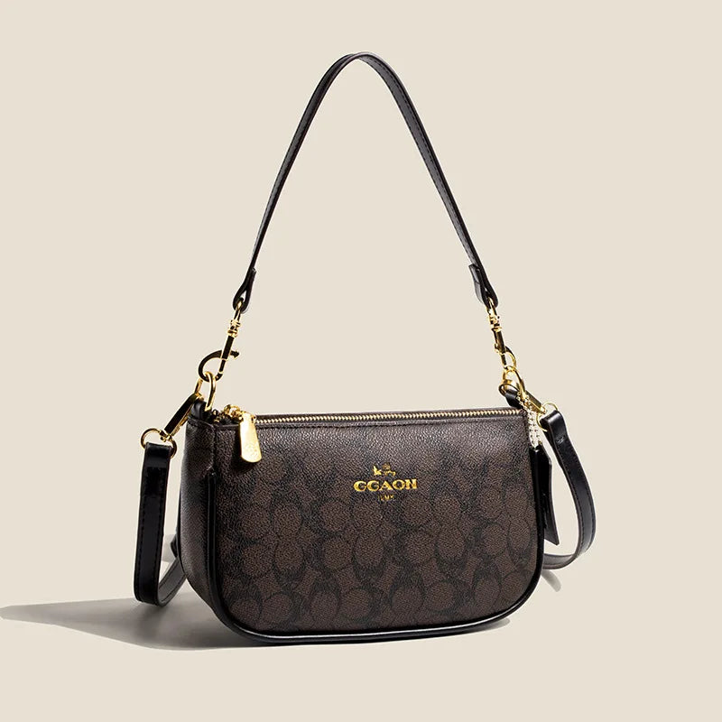 Petra Shoulder bag in gold polyester