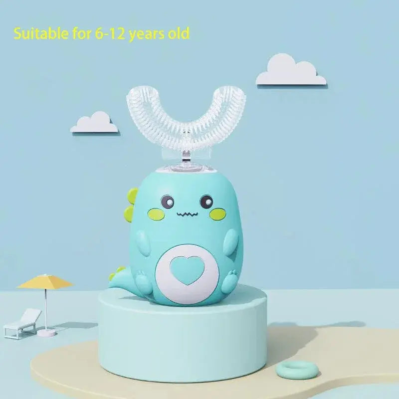 Electric U-shaped Toothbrush Children Sonic Toothbrush 360 Degrees Smart Dental Tooth Brush Teeth Whitening for Waterproof Kids BALASHOV Exquisite Life Store