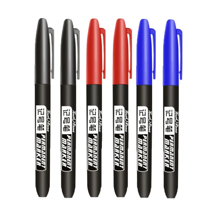 Permanent Marker Pen Manga Drawing Markers Black Blue Red Waterproof Ink Sketch Pens Stationery Art School Supplies Tiptop Co., LTD.