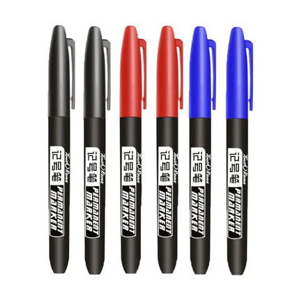 Permanent Marker Pen Manga Drawing Markers Black Blue Red Waterproof Ink Sketch Pens Stationery Art School Supplies Tiptop Co., LTD.