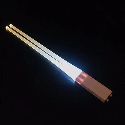 1 Pair LED Lightsaber Chopsticks Luminous Reusable Kitchen Light Up