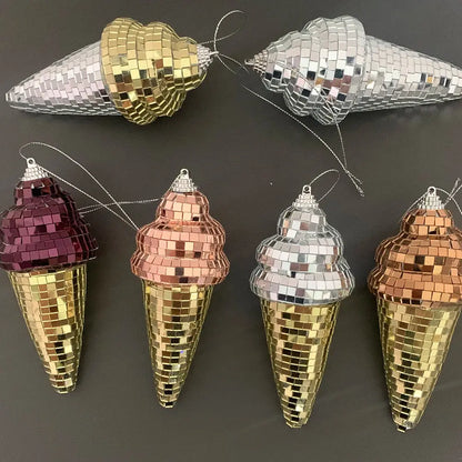 6in Hanging Disco Ice Cream Mirror Room Decor Reflective Disco Ball AliExpress