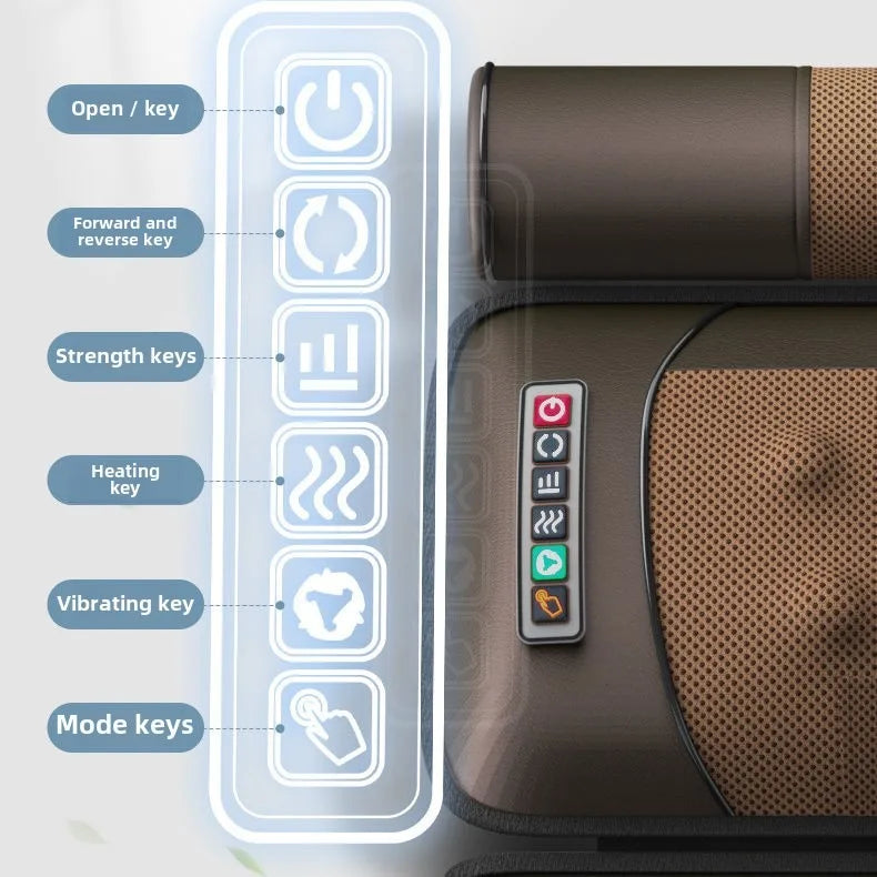 Heavenly Heat Mattress: Full-Body Massage & Warming Comfort for Ultimate Relaxation! Stone's Store