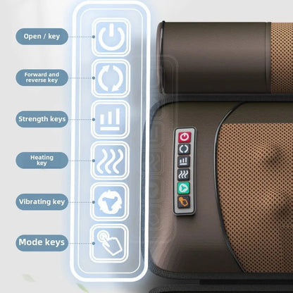 Heavenly Heat Mattress: Full-Body Massage & Warming Comfort for Ultimate Relaxation! Stone's Store