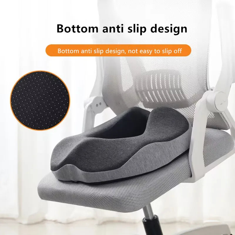 Hemorrhoid Mat Health Care Seat Cushion Sciatica Tailbone Bed Sores Donuts Shape Sitting Pain Relief Travel Office Memory Foam A Magical Treasure House Store