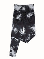 Hip Lifting Seamless Fitness Gym Leggings Tie-Dye Yoga Pants Women's Exercise Tights Tummy Control High Waist Workout Pants