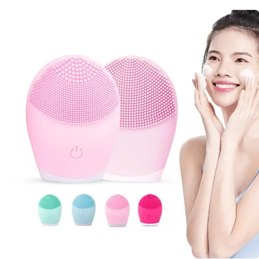 Electric Silicone Facial Cleanser Massager Skincare Massage Tool