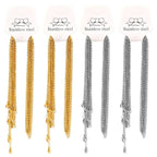 10pcs Stainless Steel Necklace Cuban Chains Hypoallergenic Rolo Link