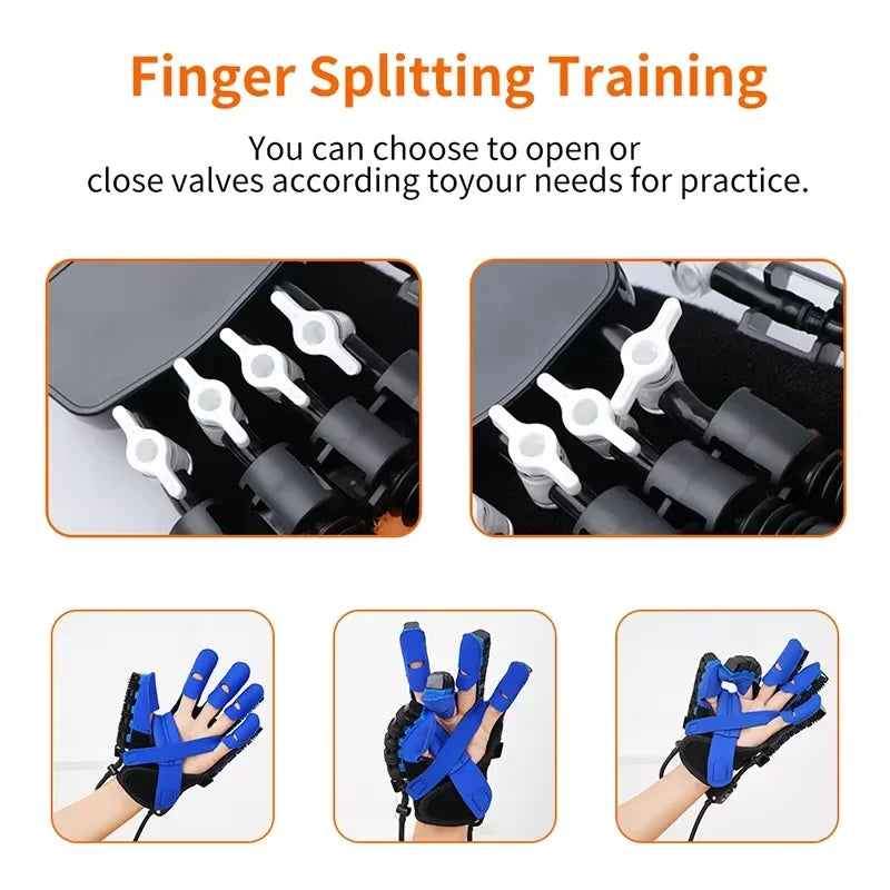 Hand Rehabilitation Training Gloves Rehabilitation Robot Gloves Stroke Hemiplegia Intelligent Massage Hand Function Robot Gloves