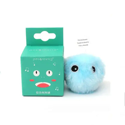 Juguetes interactivos de bola inteligente para gatos, peluche eléctrico con hierba gatera para entrenamiento