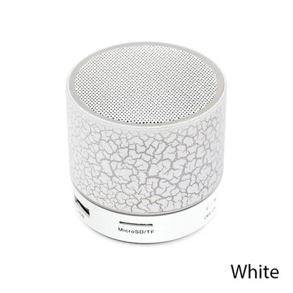 New Mini Portable Car Audio A9 Dazzling Crack LED Wireless Bluetooth 4.1 Subwoofer Speaker TF Card