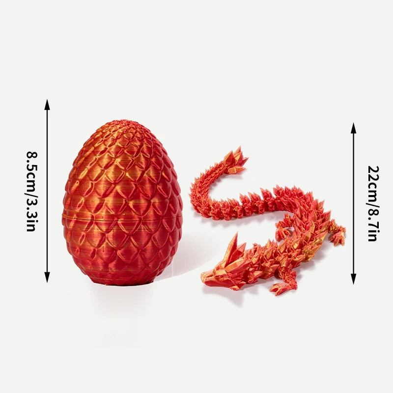 FlexiCrystal Dragon: 3D-Printed Magic in Motion Creatinglife Store