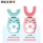 Electric U-shaped Toothbrush Children Sonic Toothbrush 360 Degrees Smart Dental Tooth Brush Teeth Whitening for Waterproof Kids BALASHOV Exquisite Life Store
