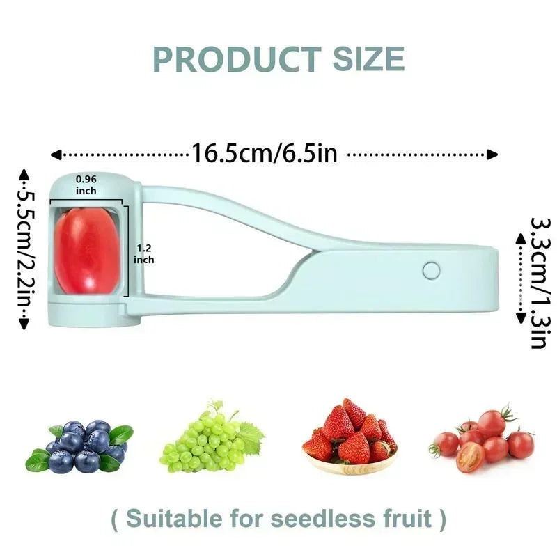 SlicePop™ Fruit Cutter 🍅✨ — Fast, Even Slices Every Time