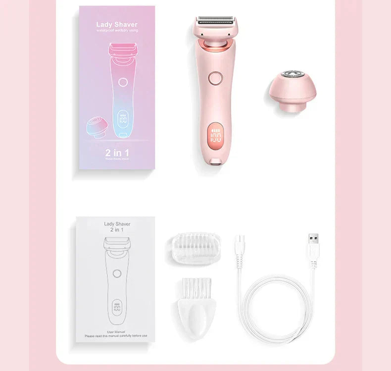SmoothGlide Women’s Electric Razor – Painless & Rechargeable YLCC Store