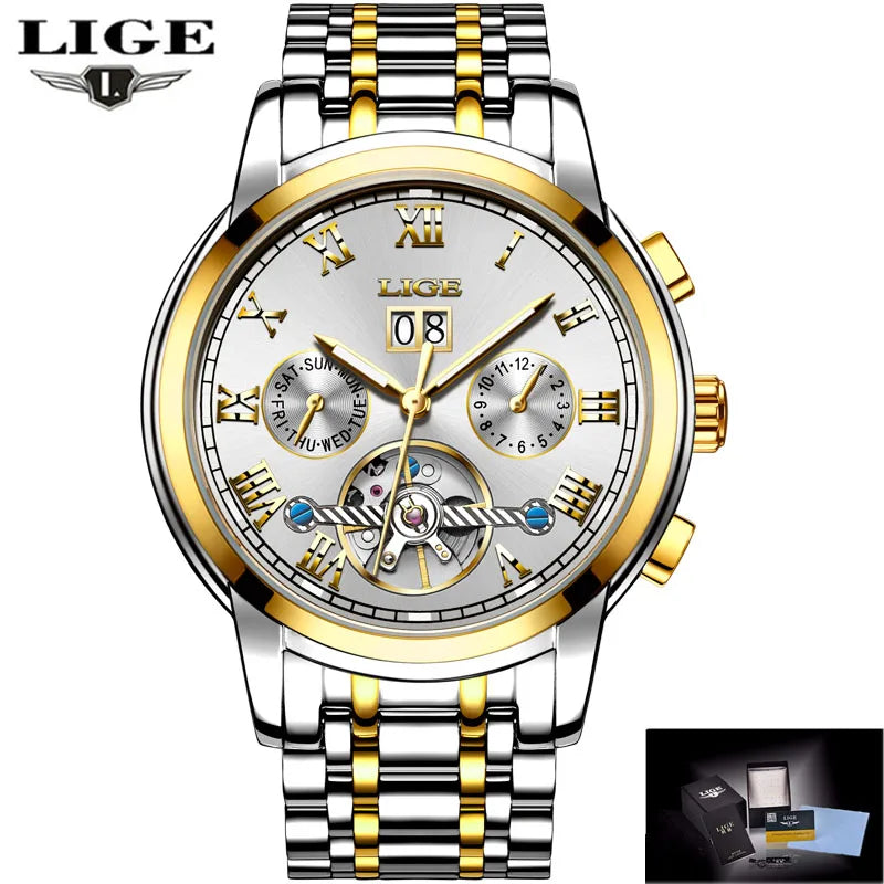 CrystalX Skeleton Men's Mechanical Watch South Bay Evans General Store