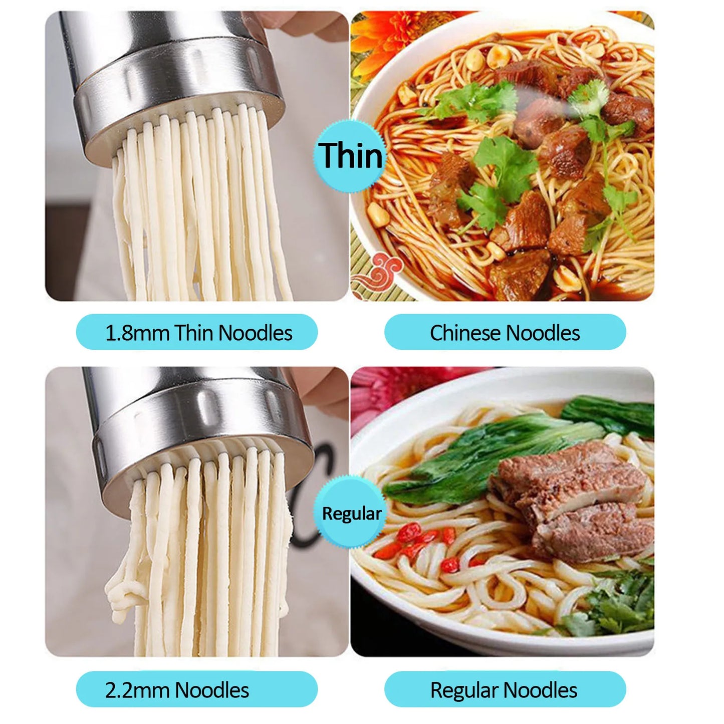 Fresh Pasta Press – Handcrafted Noodles in Minutes!