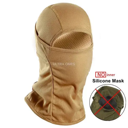 Tactical Balaclava Mask Windproof Silicone Outdoor Headgear