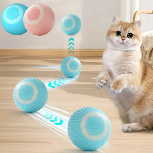Cat Interactive Ball Smart Pet Cat Toys Indoor Automatic Rolling Magic