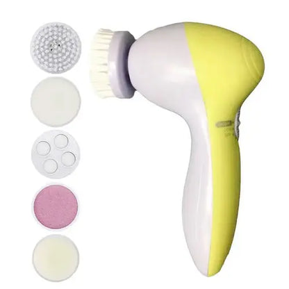 Electric Facial Cleaner 5 IN 1 Face Cleansing Brush Wash Machine Spa