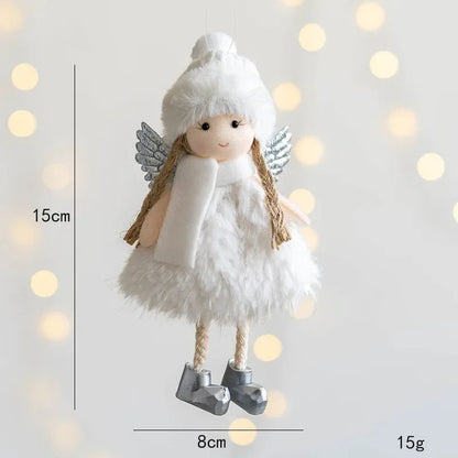 Girl With Plush Deer Antlers Christmas Tree Ornament Shop1104342847 Store