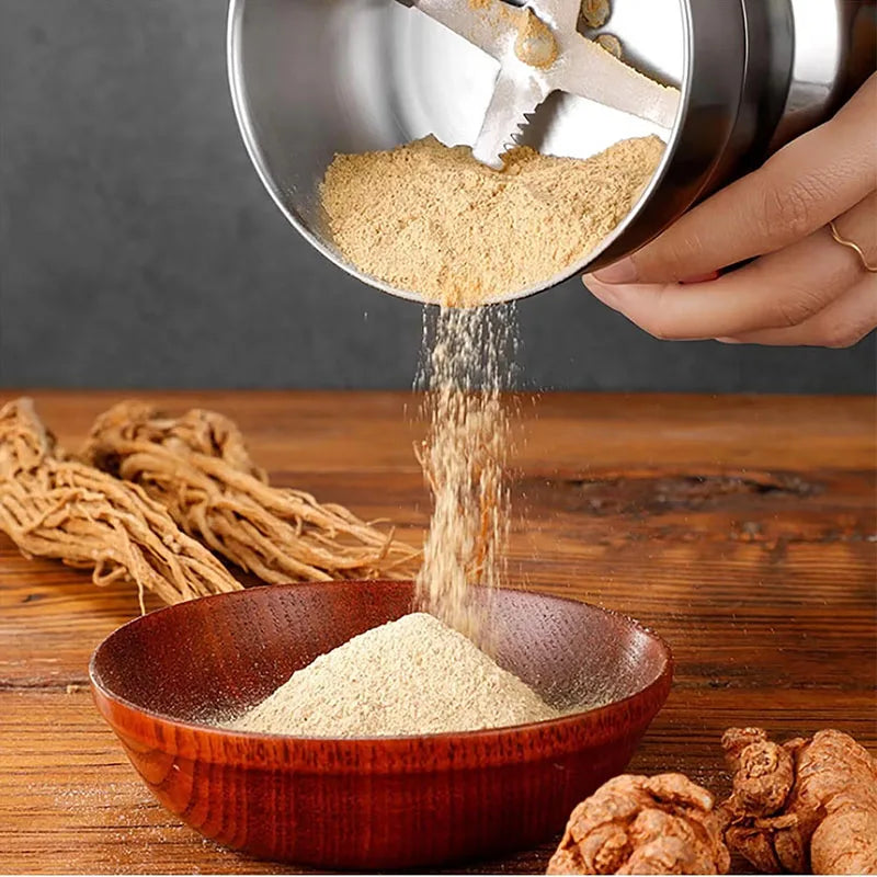 Molinillo de grano multifuncional de 4 cuchillas para cocina, picador de café, molinillo de café eléctrico doméstico, batidora de sabores de nueces y frijoles