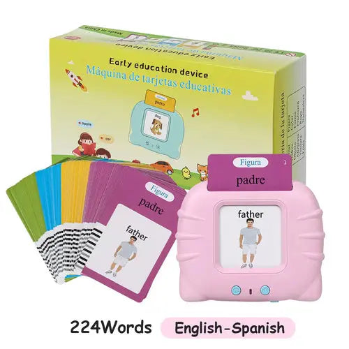 Máquina de aprendizaje para niños: tarjetas didácticas parlantes para preescolar