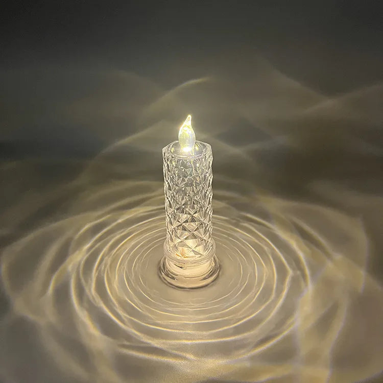 Crystal Rose LED Candles: Safe, Sparkling Romance Without Flames ✨