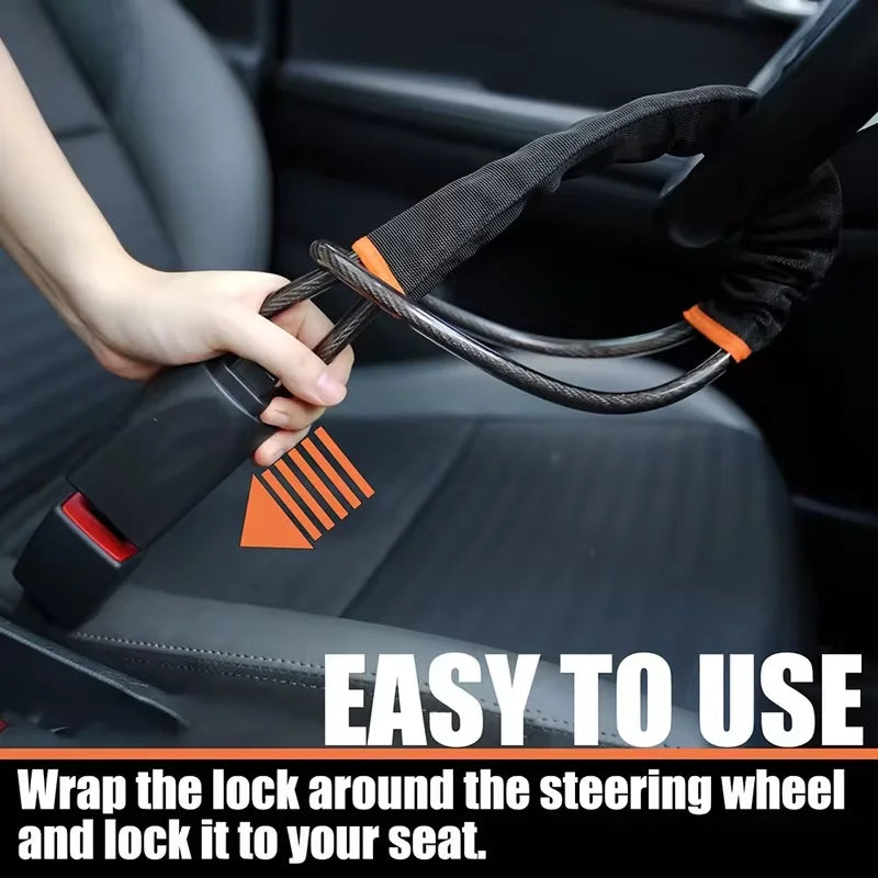 SafeGrip™ Steering Lock 🛡️ — Quick Install, Maximum Safety
