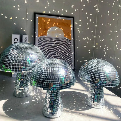Disco Mushrooms Bedroom Decoration Disco Ball Mushroom Wedding AliExpress