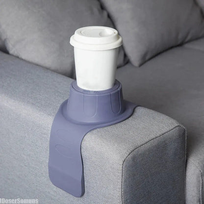 New Silicone Sofa Storage Tray Armrest Stand Cup Holder Drink Coaster