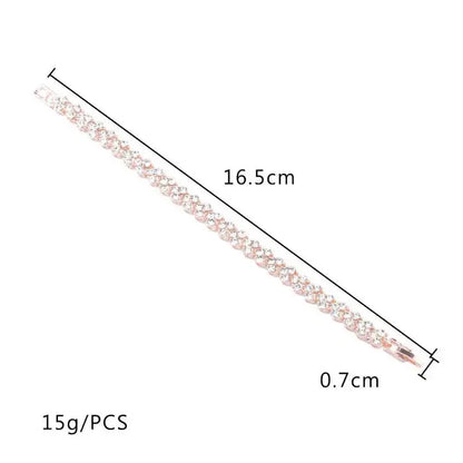 UILZ Luxury Roman Crystal Geometric Chain Bracelets For Women Trendy